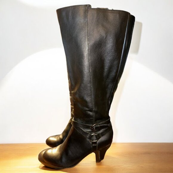 Women's Naturalizer Lyla Boots~ High Heeled~ 8M~ Black (E) - Picture 4 of 6